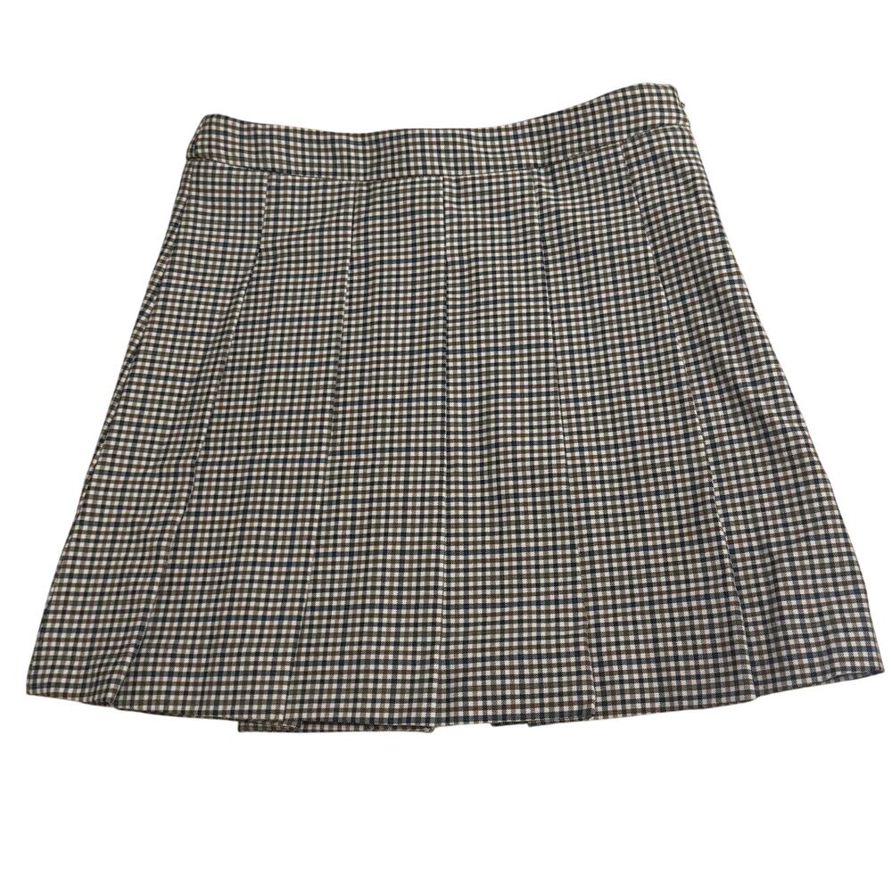 ZARA Girls Plaid Houndstooth Skirt – Size 8